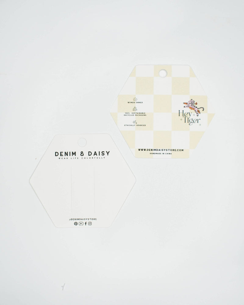 Pearly Heart Hair Claw - Denim & Daisy - Terra Cotta Gorge Co.