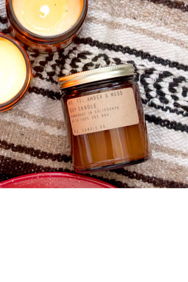 P.F. Candle Co. Amber & Moss - 7.2 oz Soy Candle - P.F. Candle Co. - Terra Cotta Gorge Co.