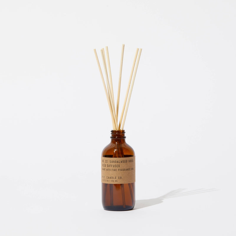 P.F. Candle Co. Sandalwood Rose - 3.5 oz Reed Diffuser - P.F. Candle Co. - Terra Cotta Gorge Co.