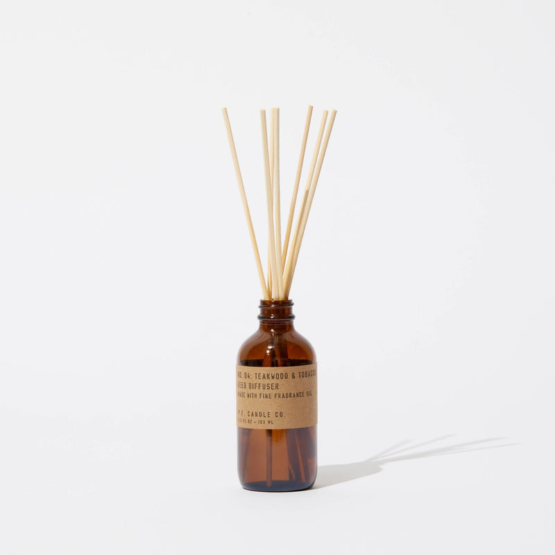 P.F. Candle Co. Teakwood & Tobacco - 3.5 oz Reed Diffuser - P.F. Candle Co. - Terra Cotta Gorge Co.