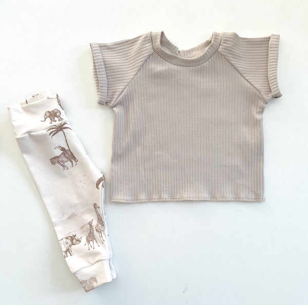 Ribbed Baby T-Shirt - Terra Cotta Gorge Co.