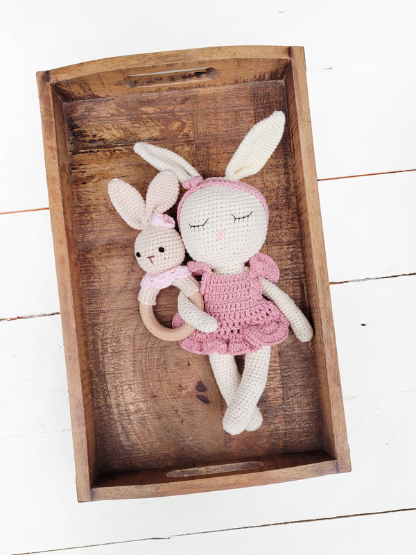 Sleepy Bunny Doll White - Terra Cotta Gorge Co.
