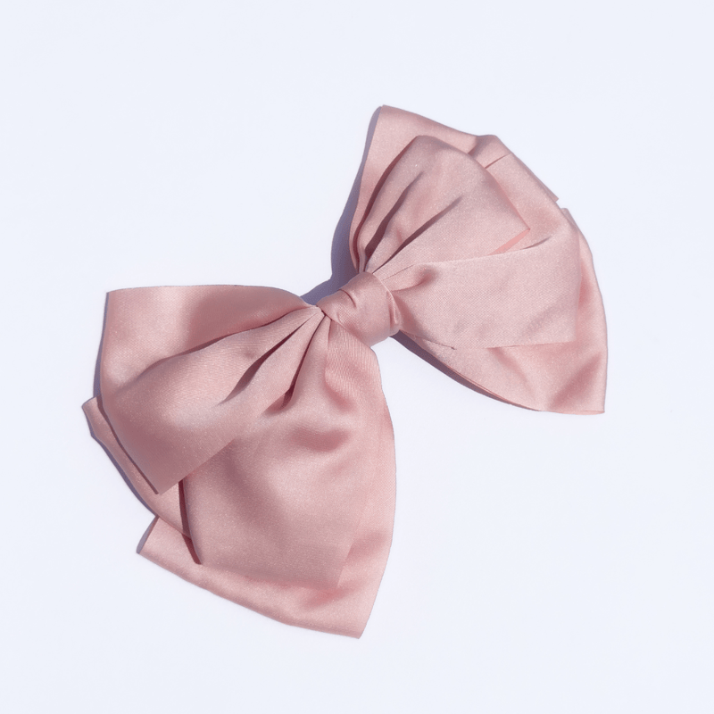 Sophie Satin Hair Bow - Terra Cotta Gorge Co.
