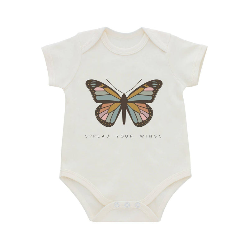 Spread Your Wings Butterfly Cotton Baby Onesie - Emerson and Friends - Terra Cotta Gorge Co.