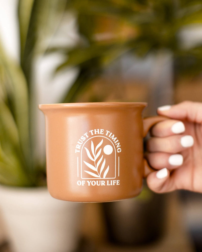 Trust the Timing of Your Life Mug - Terra Cotta Gorge Co.