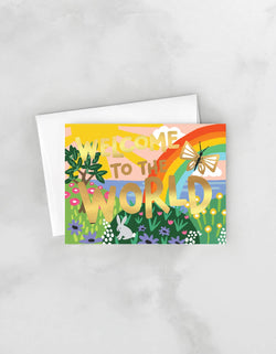 Welcome To The World Card - Idlewild Co. - Terra Cotta Gorge Co.